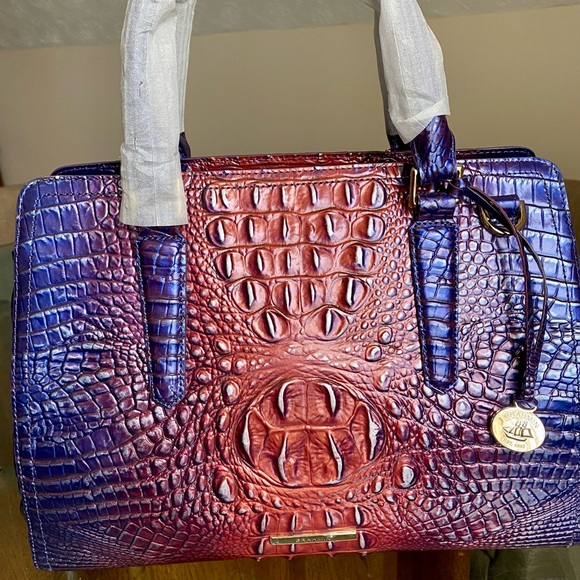 NWT Brahmin Small Finley Dawning Ombre Melbourne Leather - Picture 2 of 9